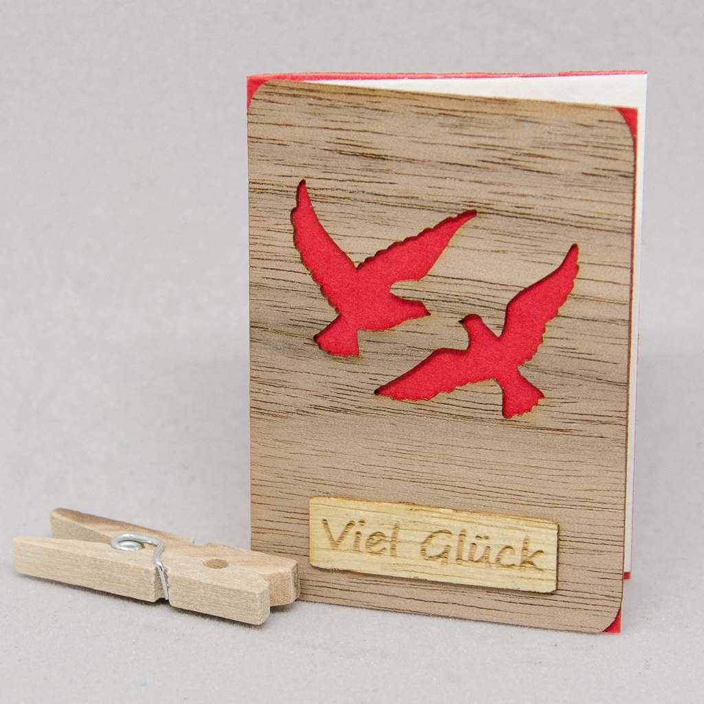 Geschenkkärtchen Viel Glück