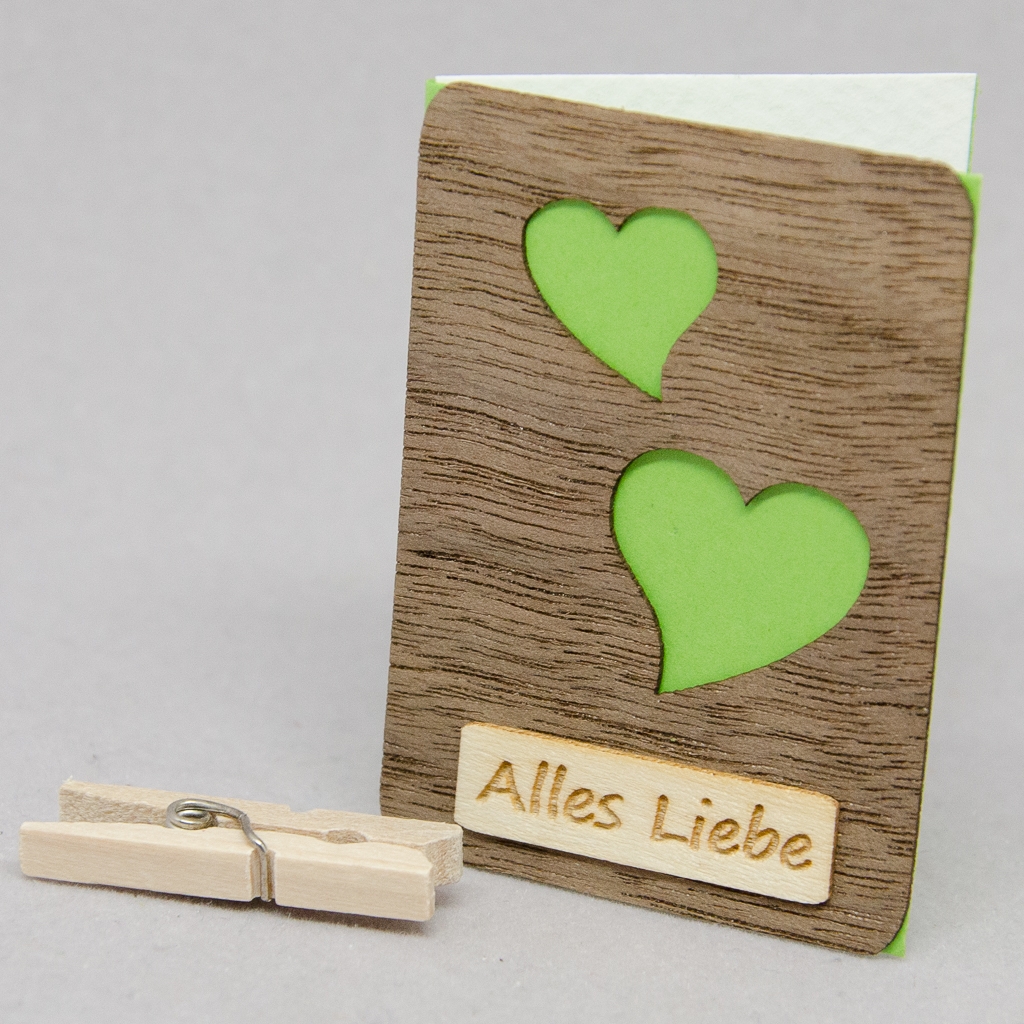 Geschenkkärtchen Aus Liebe